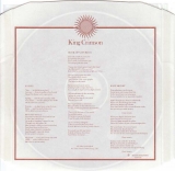 King Crimson - Larks' Tongues In Aspic, Record Sleeve